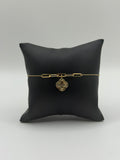 Brazalete con una Flor colgante