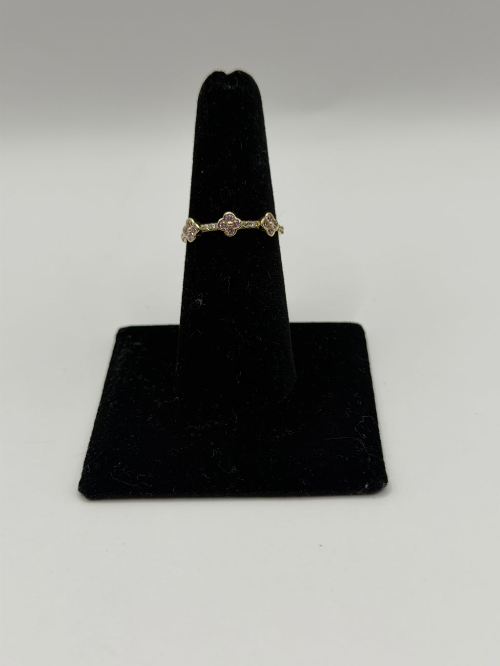 Anillo de flores en Oro 10k