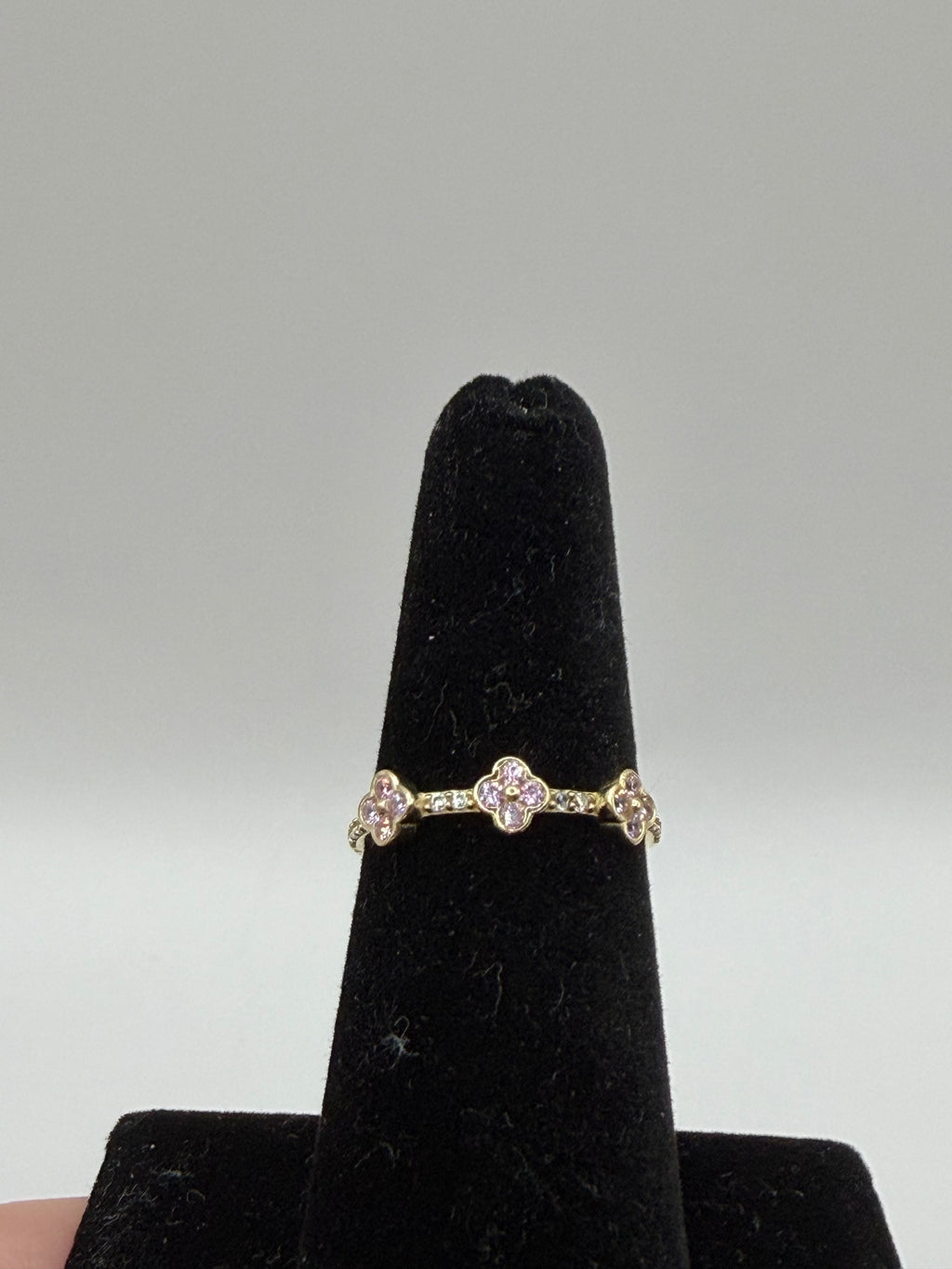 Anillo de flores en Oro 10k