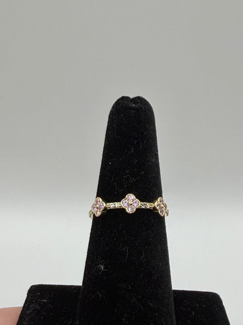 Anillo de flores en Oro 10k