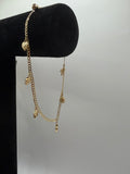 Tobillera con pendientes Oro 10k