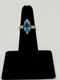 ANILLO SOLIDO PIEDRA AZUL