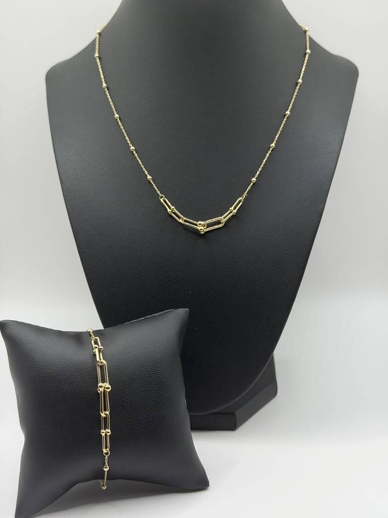 SET DE CADENA Y BRAZALETE