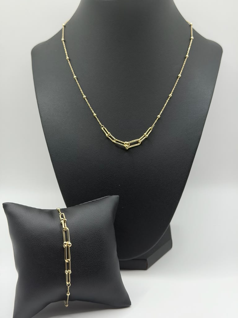 SET DE CADENA Y BRAZALETE