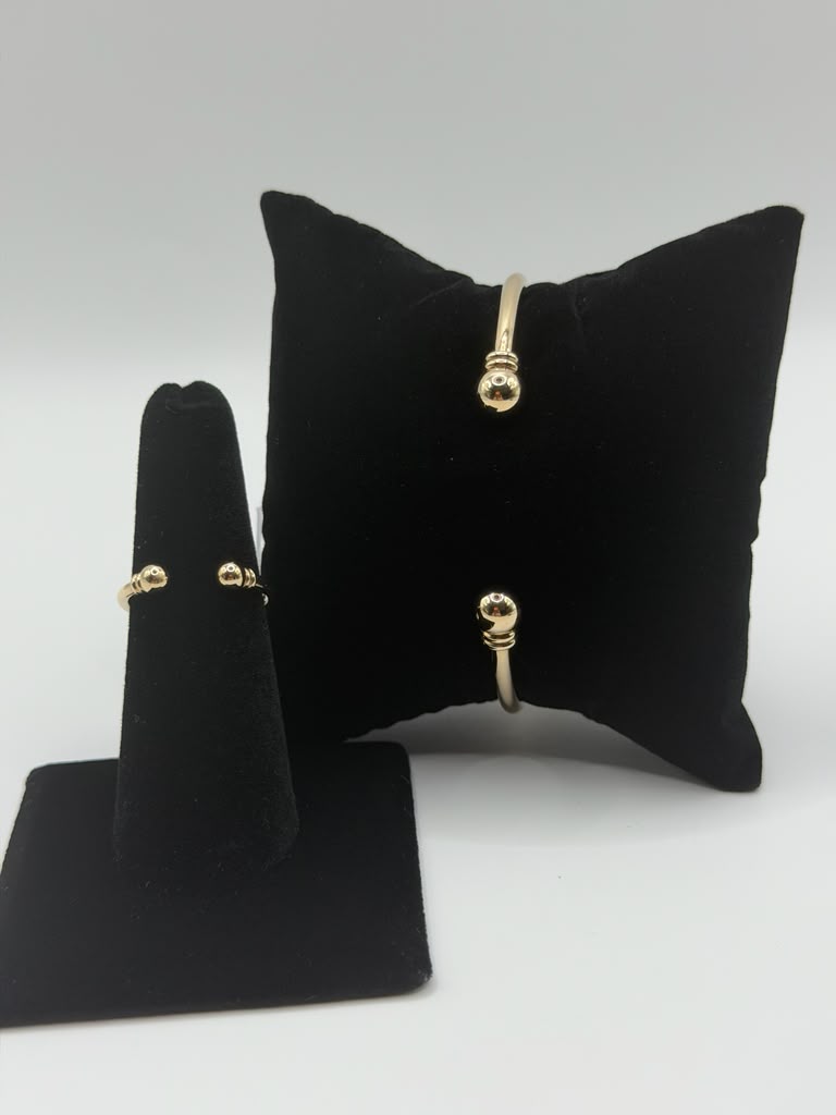 SET SOLIDO   BANGLE Y ANILLO