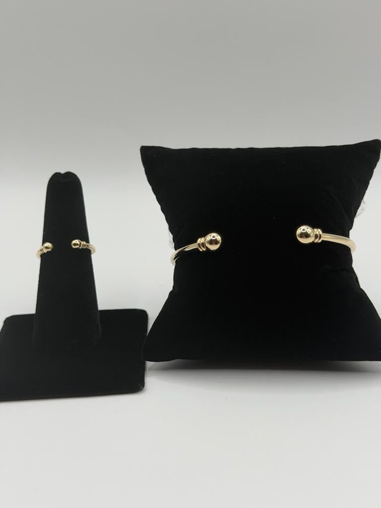 SET SOLIDO   BANGLE Y ANILLO