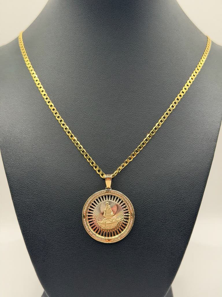 CADENA SOLIDA Y DIJE