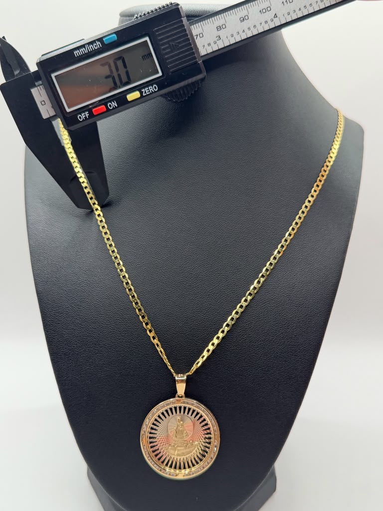 CADENA SOLIDA Y DIJE