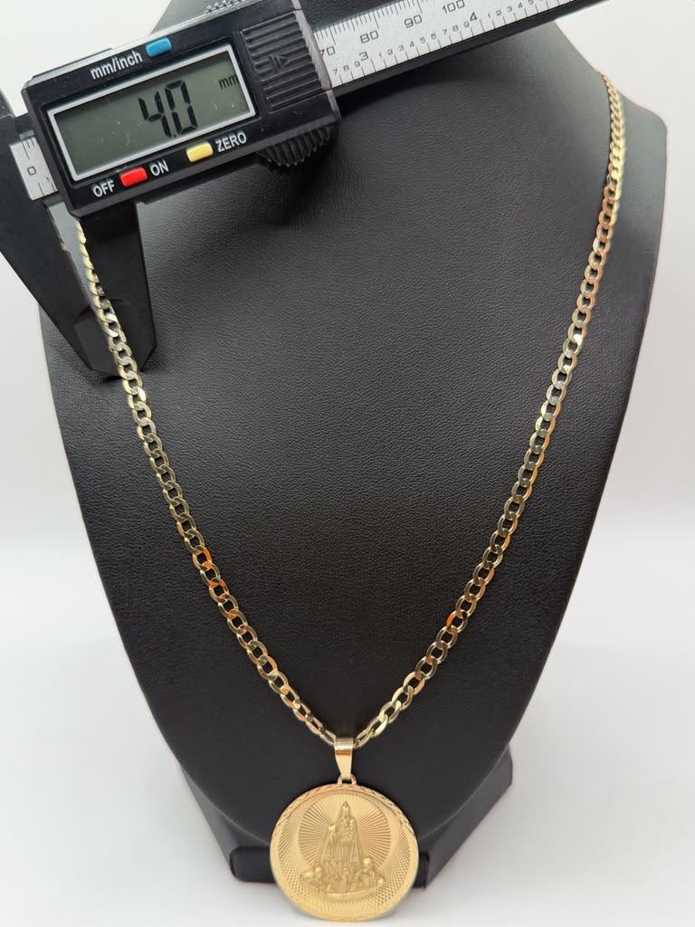 CADENA Y DIJE DE LA CARIDAD DEL COBRE