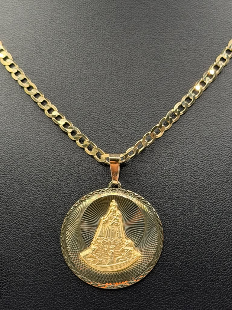 CADENA Y DIJE DE LA CARIDAD DEL COBRE