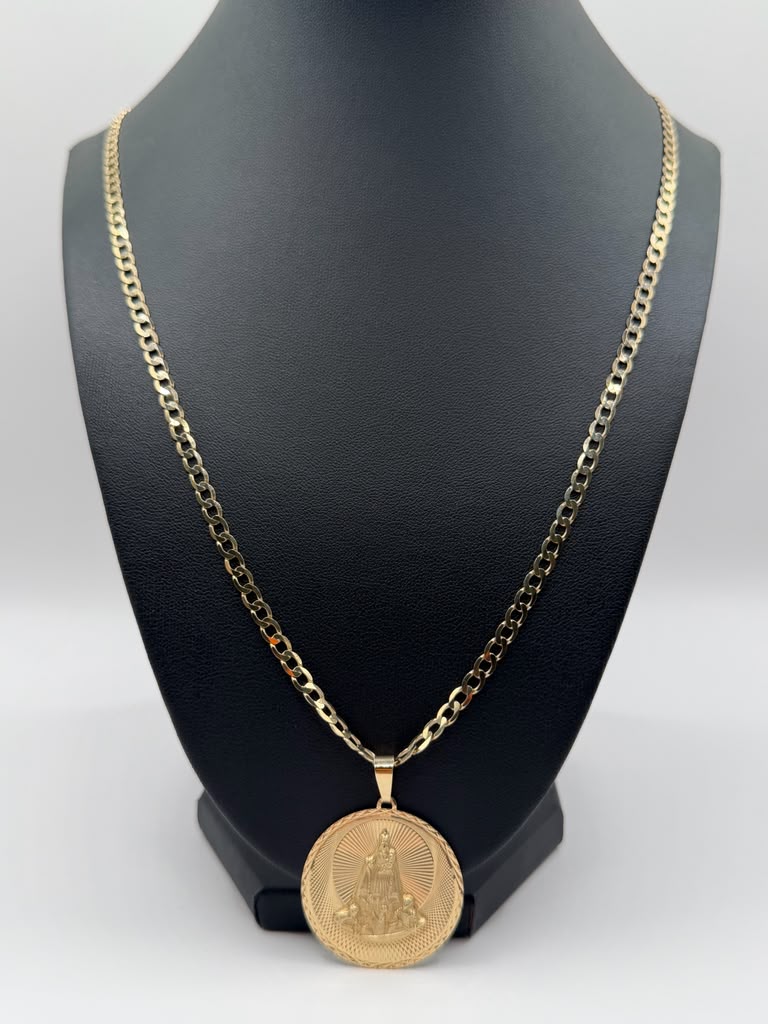 CADENA Y DIJE DE LA CARIDAD DEL COBRE