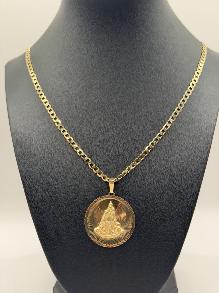 CADENA Y DIJE DE LA CARIDAD DEL COBRE