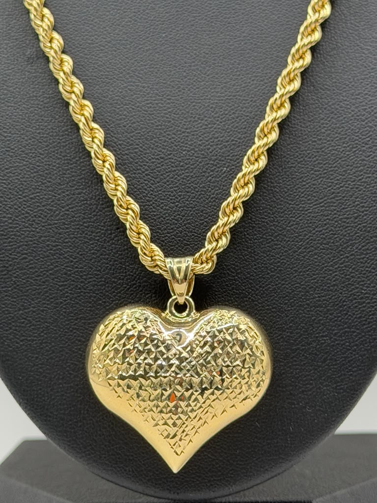 CADENA TORZAL SEMI SOLIDA Y DIJE
