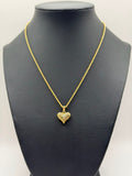 CADENA SEMI SOLIDA Y DIJE DE CORAZON