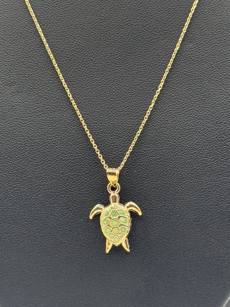 HERMOSA CADENA BOSTON CON DIJE DE TORTUGA