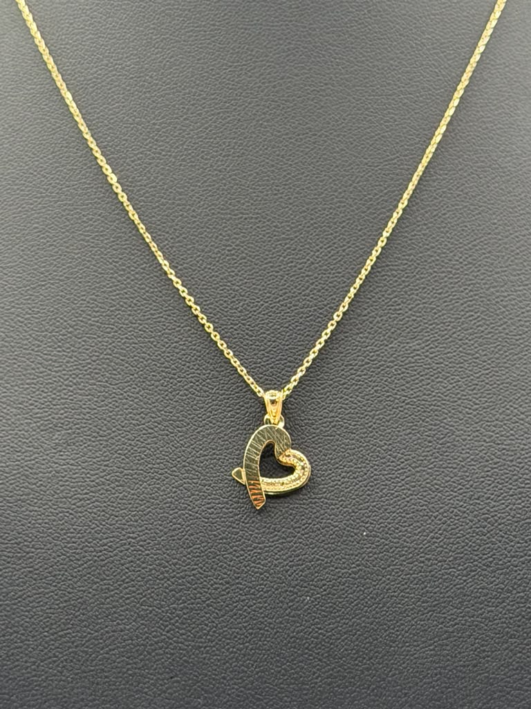 CADENA BOSTON Y DIJE DE CORAZON