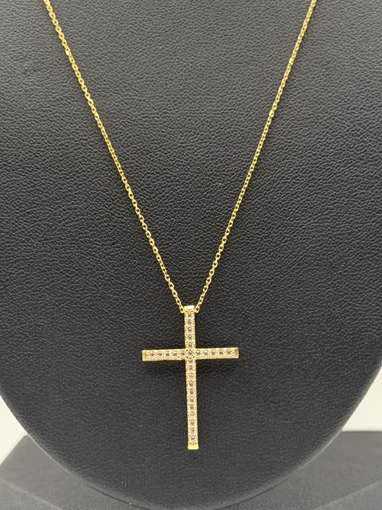 CADENA BOSTON Y DIJE DE CRUZ