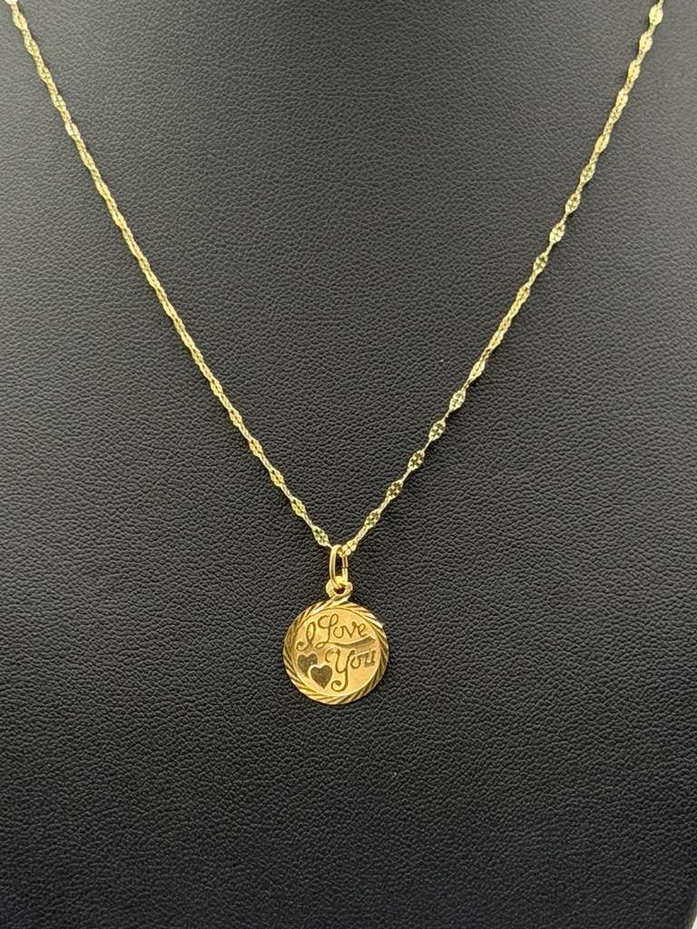 CADENA ESPEJO Y DIJE