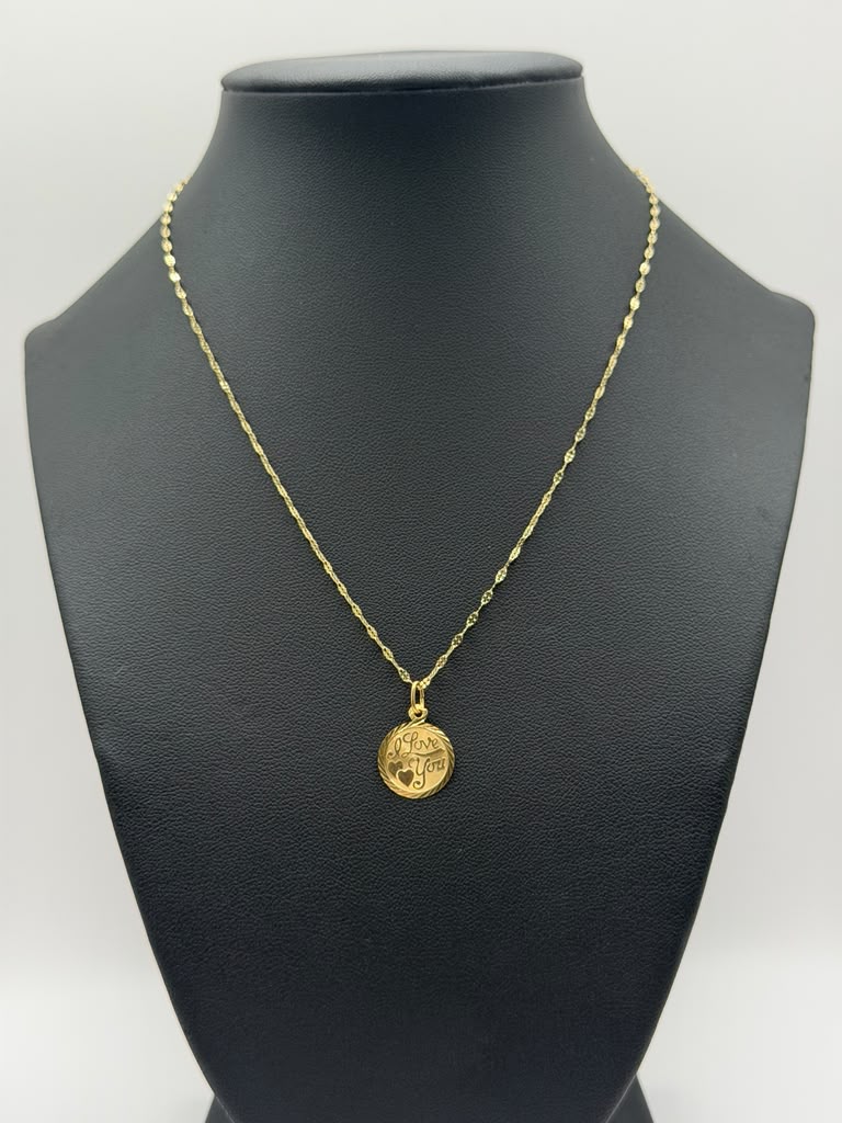 CADENA ESPEJO Y DIJE