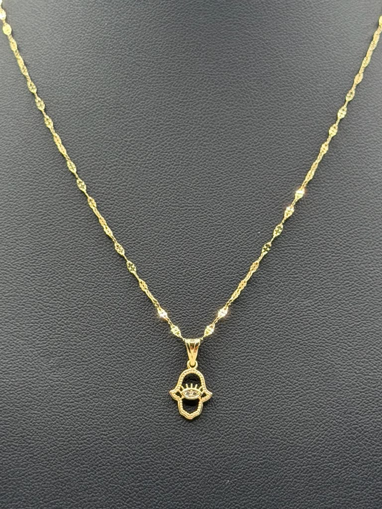 CADENA ESPEJO Y DIJE