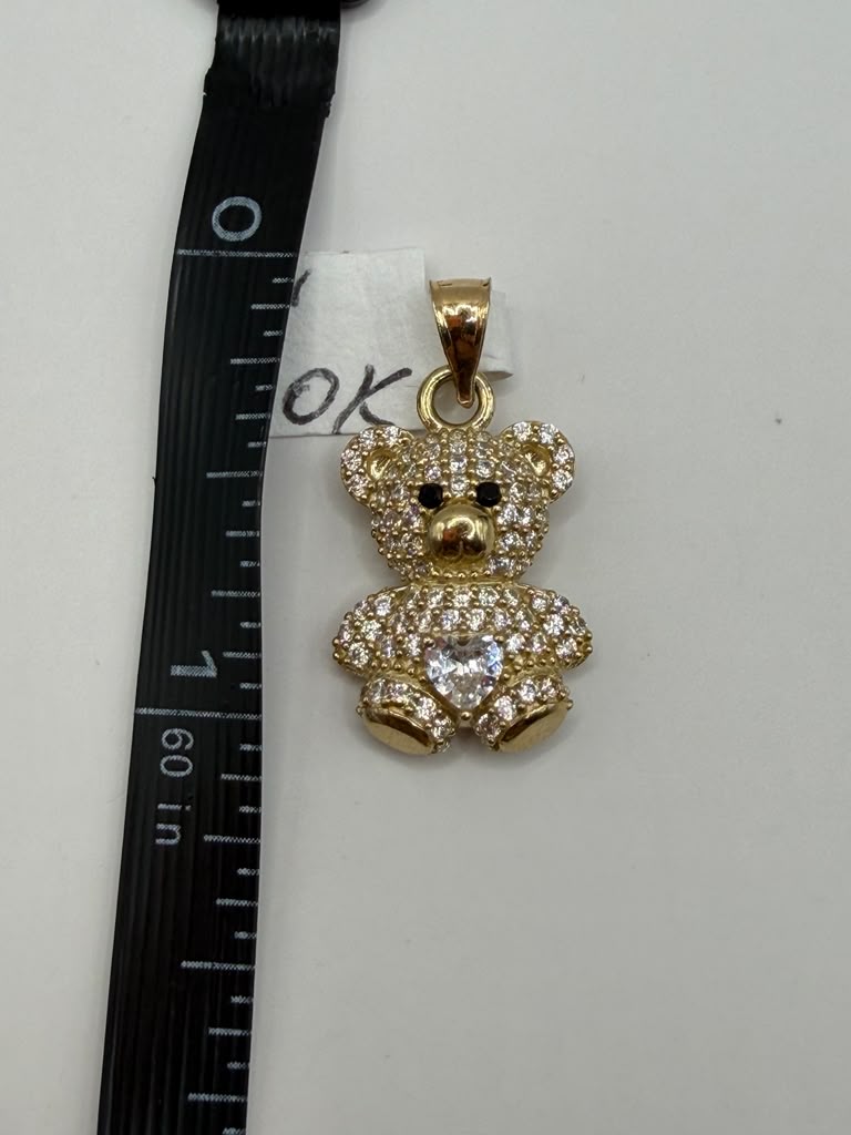DIJE DE OSITO CON PIEDRAS