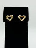 BELLOS ARETES EN FORMA DE CORAZON