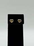 PEQUEÑOS ARETES DE CORAZON INFLADO