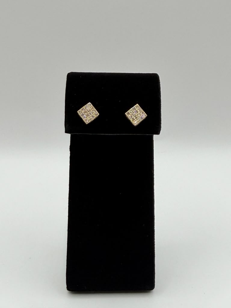 ARETES CUADRADOS CON ZIRCONIAS