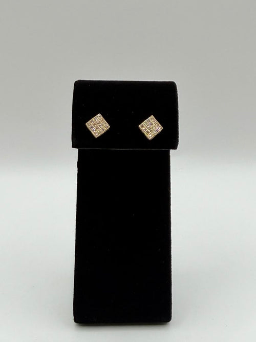 ARETES CUADRADOS CON ZIRCONIAS