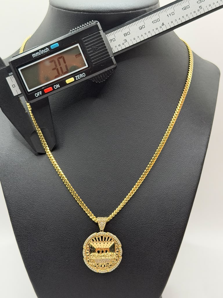 CADENA CUBAN LINK Y DIJE